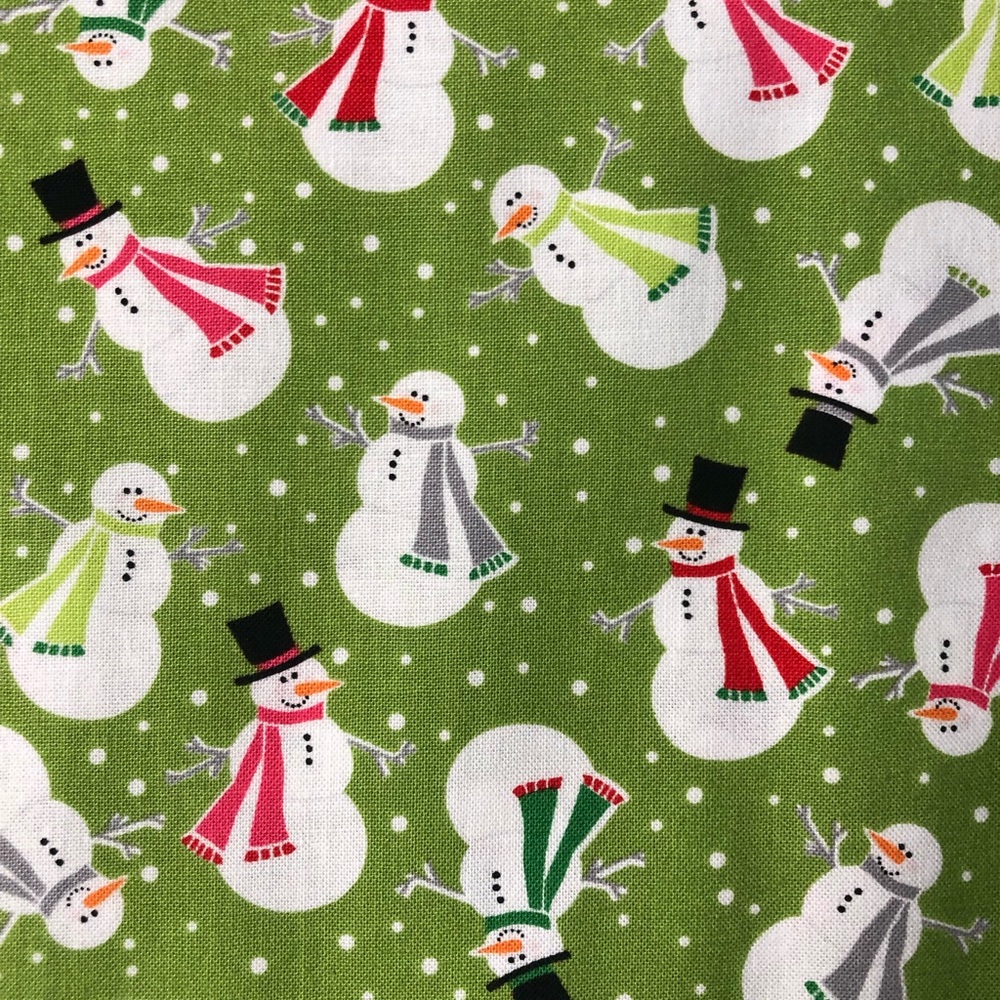 Benartex Joyful Snowman Fabric